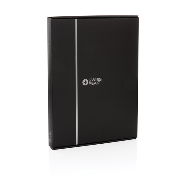 Swiss Peak A4 portfolio, recycled PU, stone paper