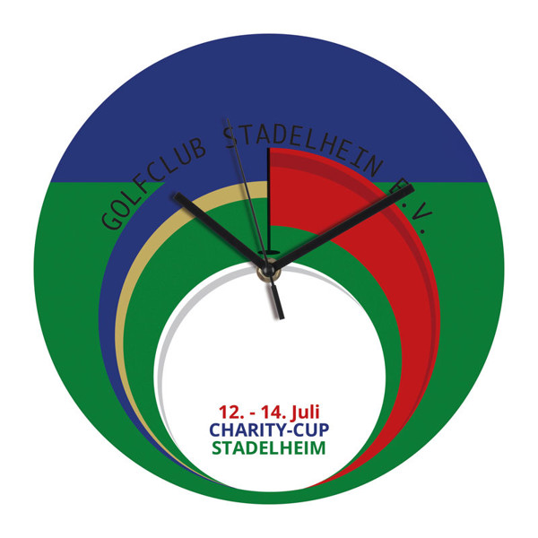 Wanduhr mit Allover Ziffernblatt Venice