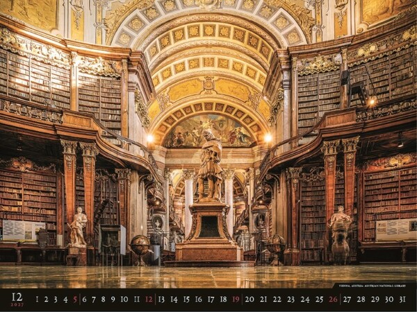 Nástenný Kalendár Bibliotheca 2027
