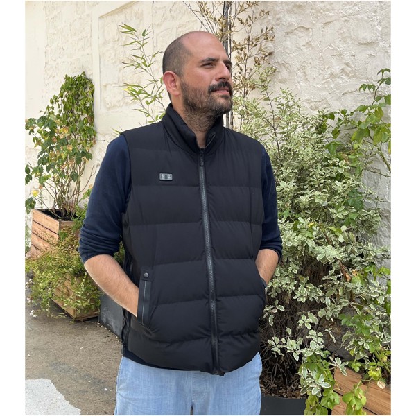 SCX.design G01 heated bodywarmer with power bank - Solid Black / XXL