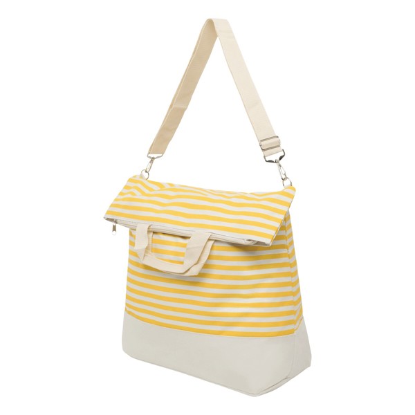 Strandtasche Juist - Beige / Gelb