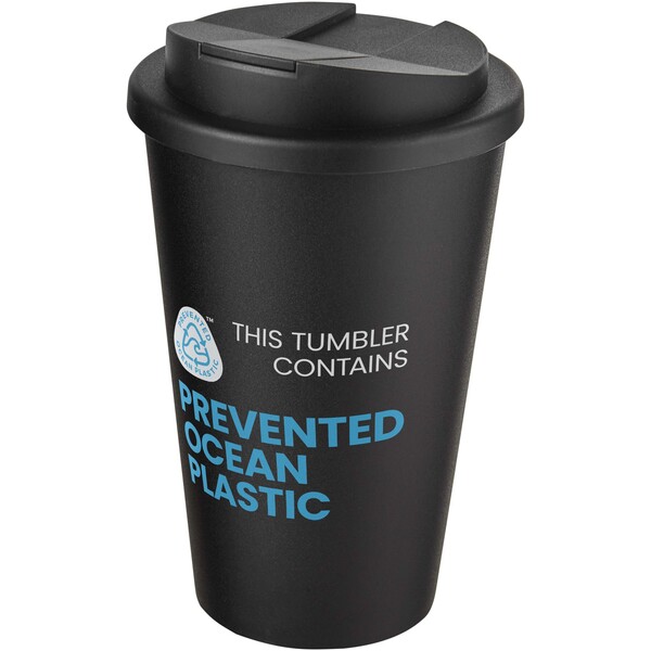 Americano® POP 350 ml insulated tumbler with spill-proof lid - Black