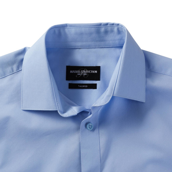 Men's Tailored Coolmax® Shirt - White / 2XL