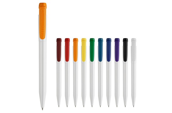 Ball pen Pier hardcolour - White / Purple
