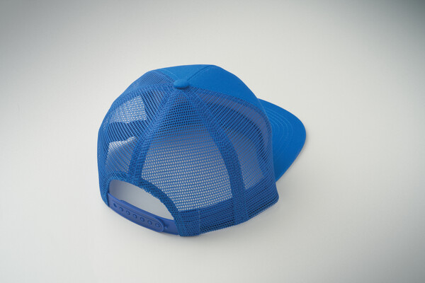 Casquette visière plate 7 pans Bead - Bleu Royal
