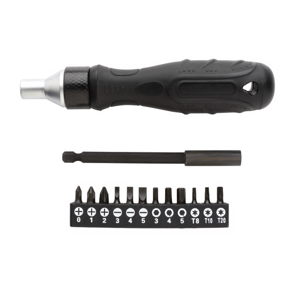 GearX screwdriver set S2 steel, 60-62 HRC bits