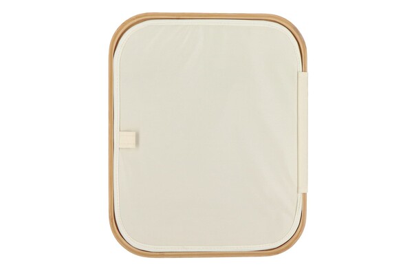 InSideOut folding basket with lid Sogne 40.5 x 33 x 42cm rPET - Ecru