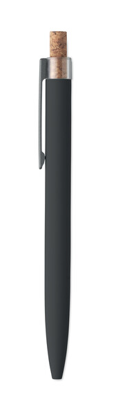 Recycled aluminium pen Bergamo + - Black