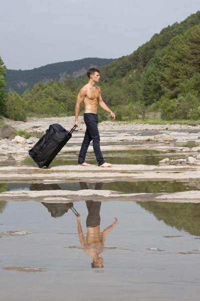 “Blackline” Waterproof Trolley Bag - Large Size
