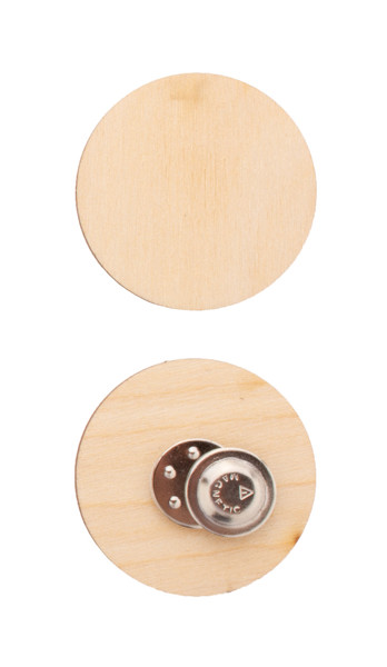 Custom Magnetic Badge WooBadge - Natural