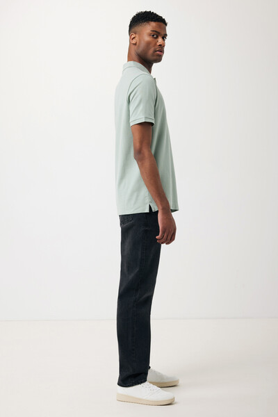 Polo tričko IQONIQ Yosemite z recykl. bavlny - Iceberg Green / XXXL