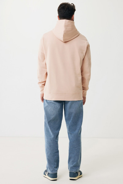 Iqoniq Yengo recycled cotton hoodie with sidepockets - Peach Nectar / L