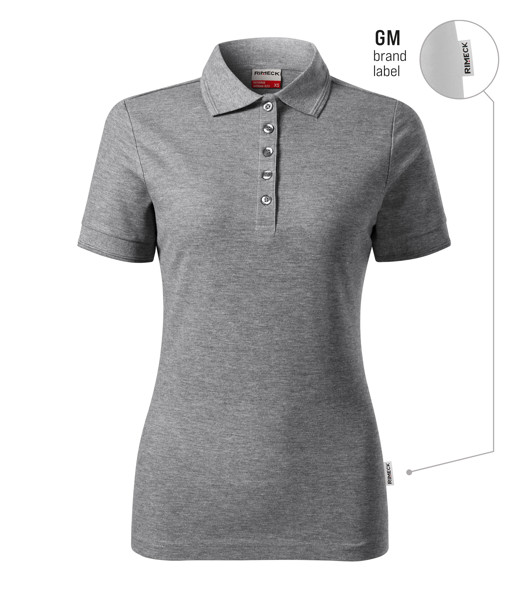 Polokošile Dámská Rimeck® Reserve - Tmavě Šedý Melír 12 (Brand Label) / L