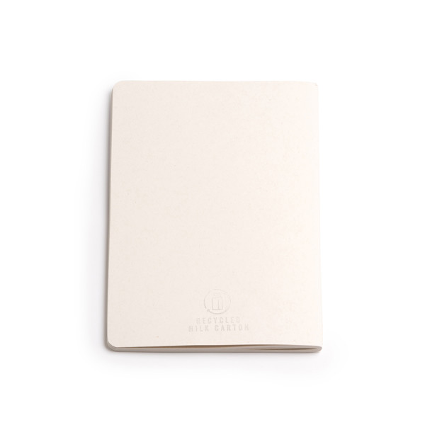 Personalised A5 recycled carton notebook 60 sheets