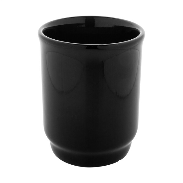 Stohovateľný keramický hrnček Marknad - Black