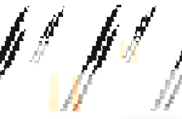 InSideOut Santoku 2pc knife set Ravn - Wood