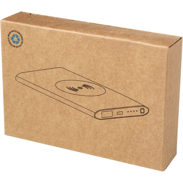 Batterie de secours sans fil en aluminium recyclé Juice type-C de 4 000 mAh - Bleu royal