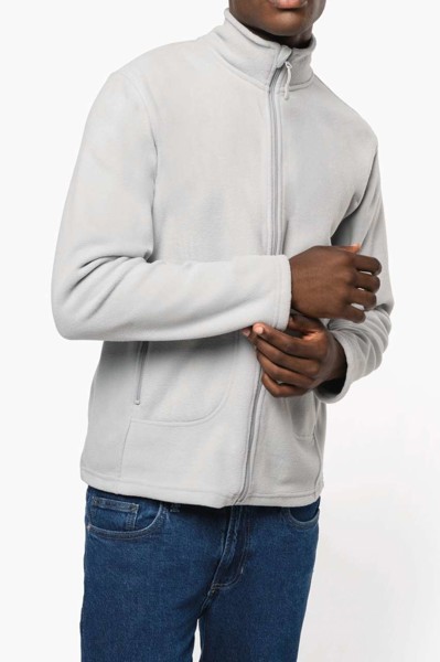 Unisex Eco-Friendly Micro-Polarfleece Jacket - Black / XS