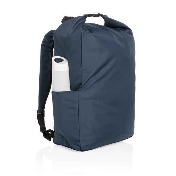 Sac à dos rolltop en rPET Impact AWARE™ - Bleu Marine