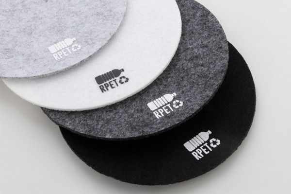 Rpet Felt Coaster Hefe - White