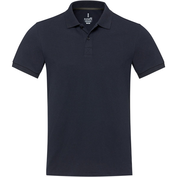 Polo unisex a maniche corte in tessuto riciclato Emerald Aware™ - Navy / XL