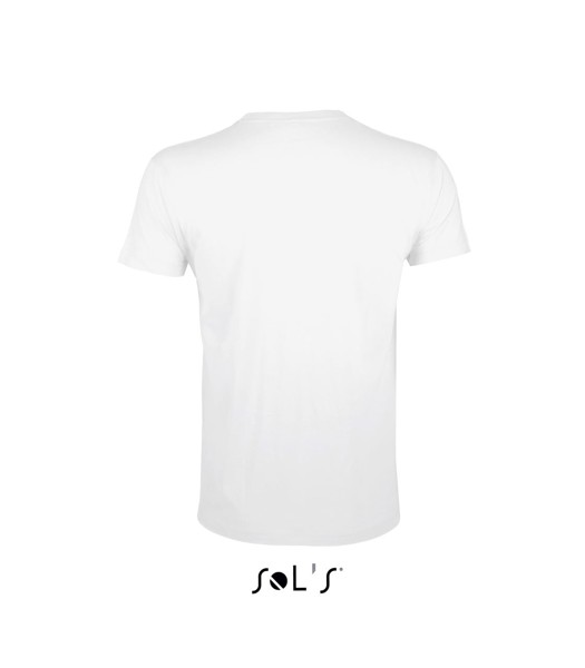 Sol's Regent Fit - Men’S Round Neck Close Fitting T-Shirt - White / L