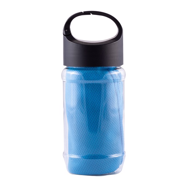 Feel cool towel in bottle - Blue