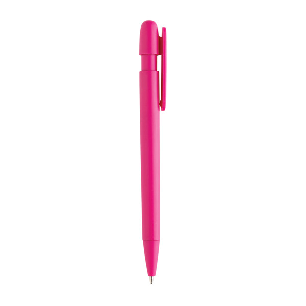 Stylo couleur uni en ABS recyclé et certifié GRS Devin - Rose