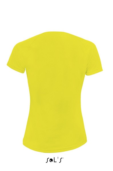 Sol's Sporty Women - Raglan Sleeved T-Shirt - Neon Yellow / S