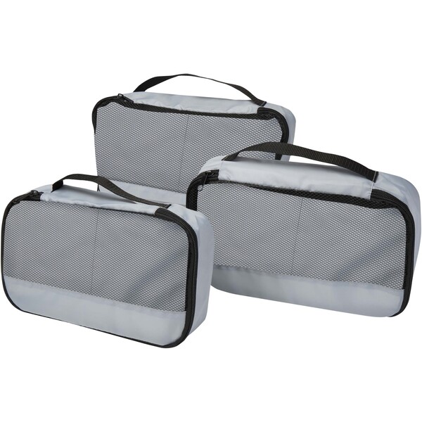 Jet GRS recycled packing cubes - set of 3 - Grey
