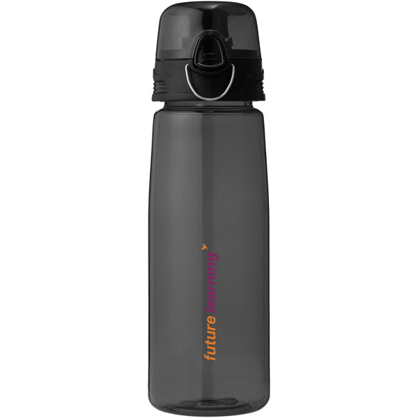 Capri 700 ml sport bottle - Transparent Black