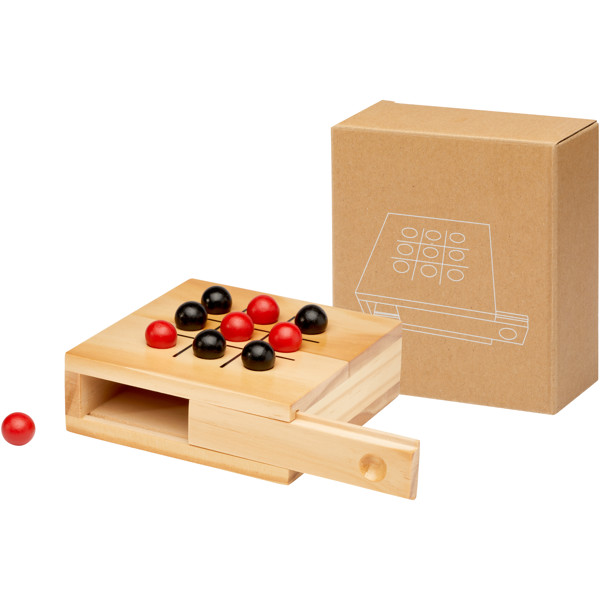 Jeu de morpion Strobus en bois