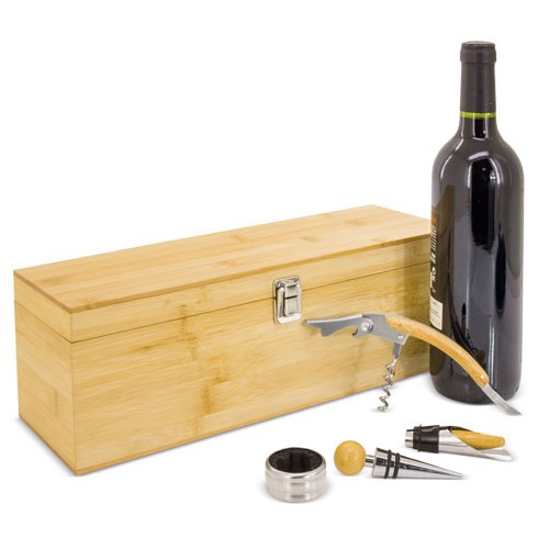 SET DE VINO BAMBÚ