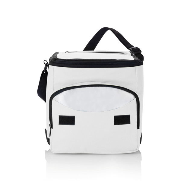 Hladilna torba Xd Collection, 600D, prostornina 13,4L - Bela / srebrna