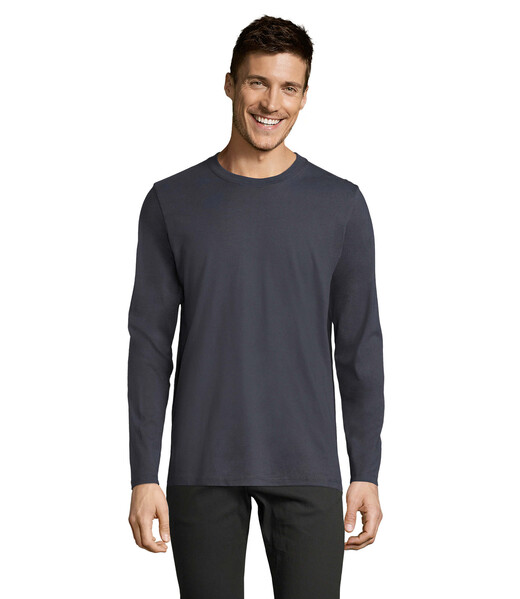 IMPERIAL LSL MEN t-shirt 19 - Mysz szary / 2XL