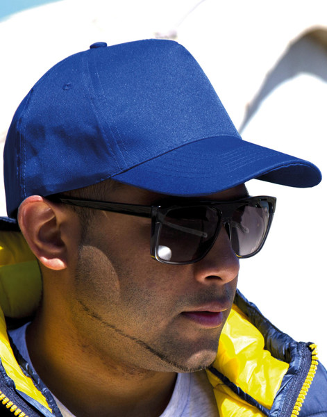Houston 5-Panel Printers Cap - White / ONE SIZE