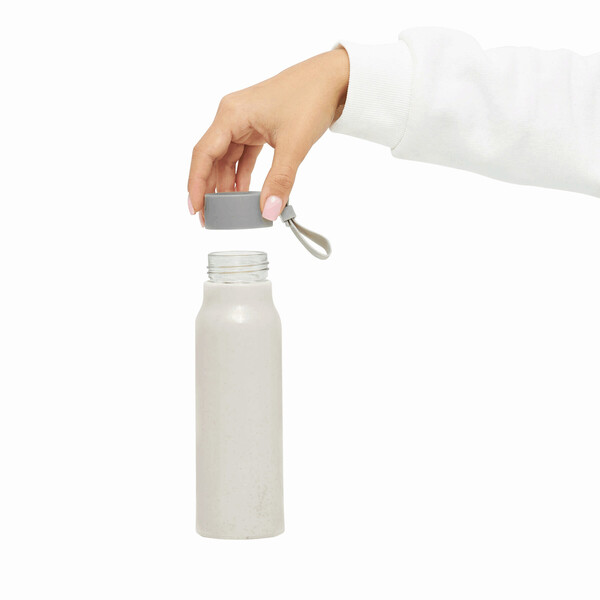 Sklenená fľaša na pitie ECO DRINK - Béžová