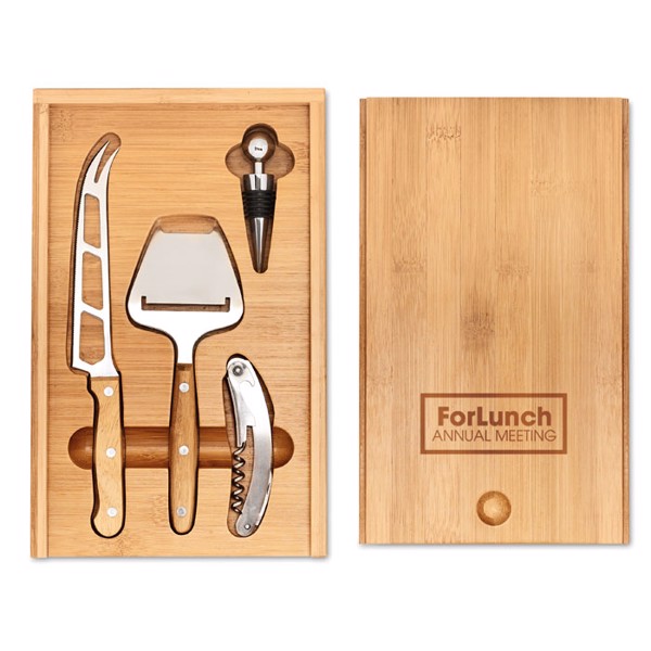 Set para vinho e queijo Wine&Cheese