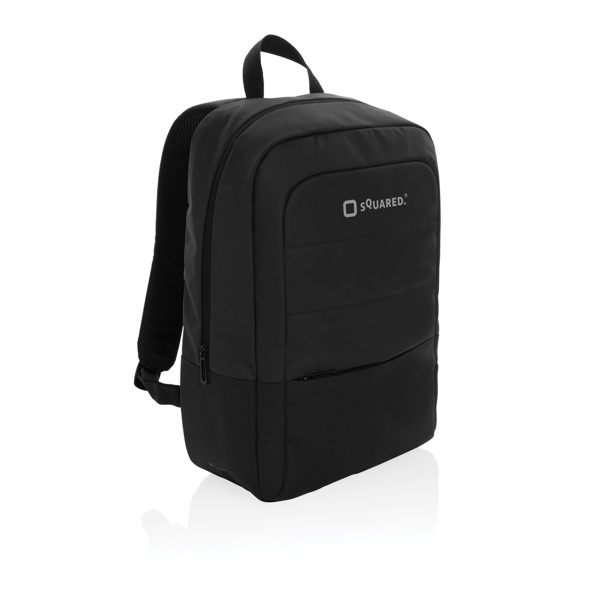 Armond AWARE™ RPET 15.6" Basic Laptop-Rucksack - Schwarz