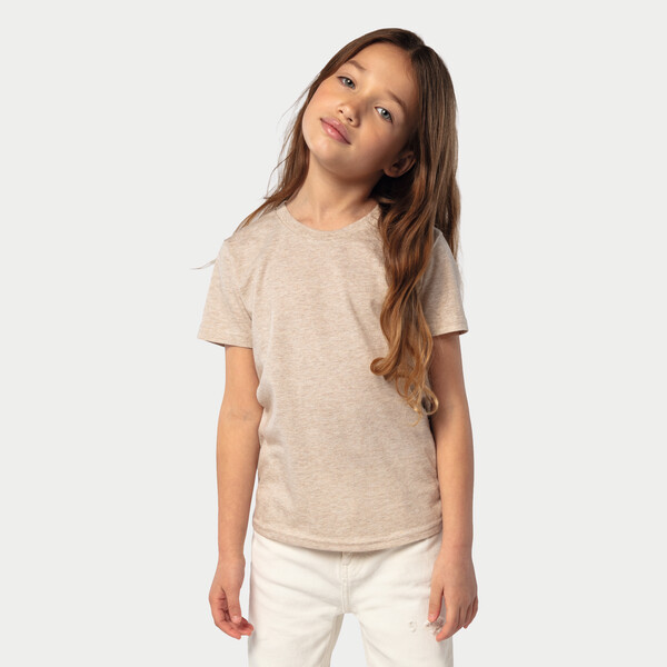 CRUSADER KIDS T-SHIRT 150g - Heather BeigeXXL