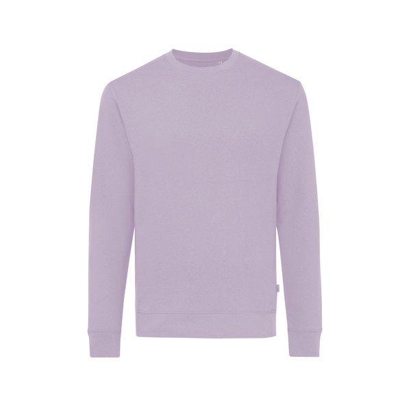 Sweater à col rond en coton recyclé Iqoniq Zion - Lavender / M