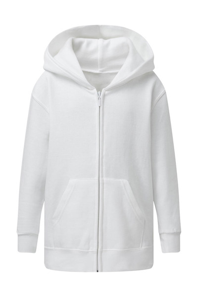 Hooded Full Zip Kids - White / 104 (3-4/S)