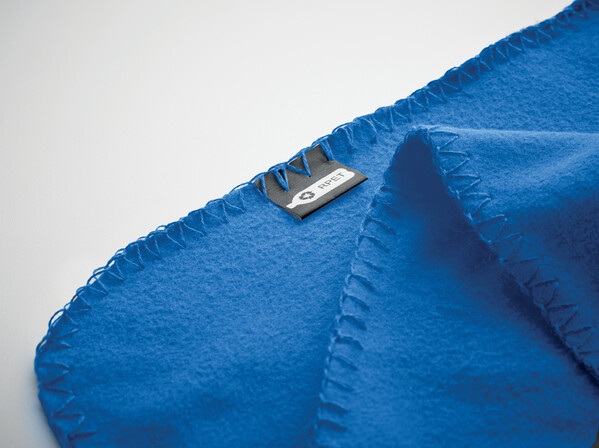 Couverture de voyage en RPET Musala Rpet - Bleu Royal