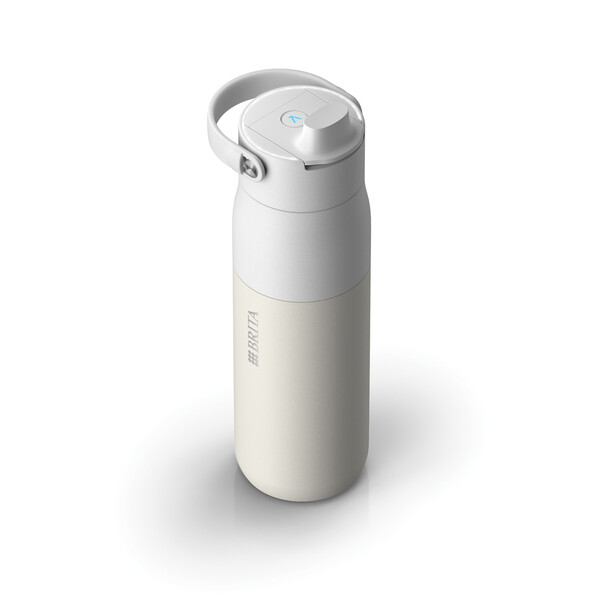 Láhev BRITA LARQ iQ Track s čištěním a filtrací vody, 680 ml - Bílá