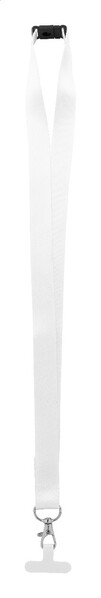 Tour De Cou Pour Téléphone Portable Personnalisable En Rpet Subyard Mobile Slim Safe - Blanc