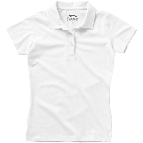 Let short sleeve women's jersey polo - White / XXL