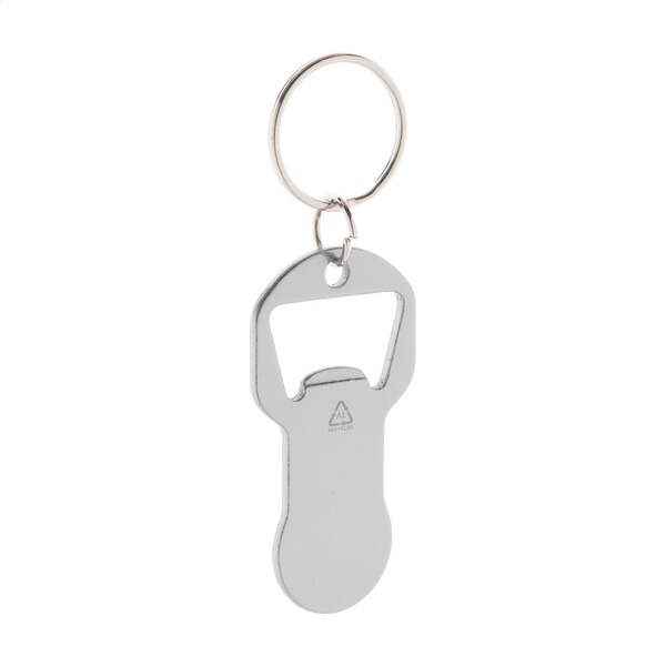 Porte-clés décapsuleur Biropi - Argenté