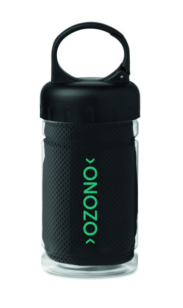 Bouteille serviette de sport Fris - Noir