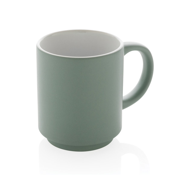 Ceramic stackable mug 180ml - Green