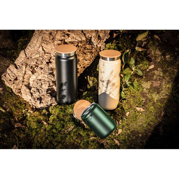 LAVINE 600. Thermos en acier inoxydable 600 ml - Vert Foncé